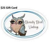 Beauty Bird Vintage Gift Card