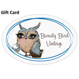 Beauty Bird Vintage Gift Card