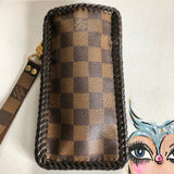 Damier Ebene Eyeglass Case/Wristlet