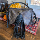 The Partridge - Vintage Monogram in Black Shoulder Bag