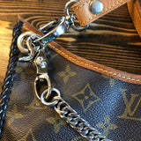 The Peacock - Vintage Monogram Hobo Crossbody