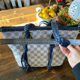 The Blue Jay - Vintage Damier Azur Shoulder Bag