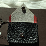 Red Vernis Vintage Card Holder/Key Chain