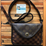 The Falcon - Damier/Monogram Mix Vintage Wristlet/Crossbody/Clutch