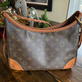 The Harrier Crossbody Bag in Tan Monogram