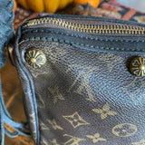 The Partridge - Vintage Monogram in Black Shoulder Bag