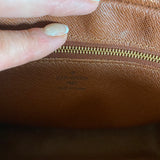 The Sparrow - Monogram Crossbody Bag in Tan