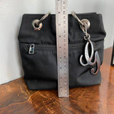 The Grackle - Vintage GG Tote in Black