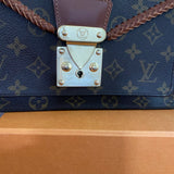 The Kingfisher Crossbody - Vintage Monogram in Whiskey