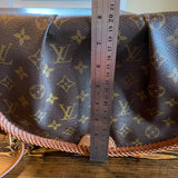 The Downy - Vintage Monogram Caramel Crossbody