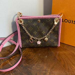 The Cygnet Crossbody - Vintage Monogram in Barbie Pink