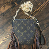 The Hawk - Vintage Clutch/Wristlet/Crossbody Bag