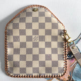 The Baby Falcon - Damier Azur Card Holder/Wristlet