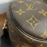 The Dove Crossbody - Vintage Monogram in Black