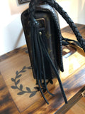 The Quail Crossbody in Black Monogram