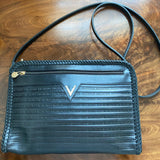 The Swan Crossbody - Vintage Valentino in Black