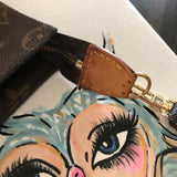 The Jay - Vintage Clutch Wristlet | Upcycled