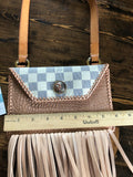 The Fancy Fringed Wren - Cream Vintage Shoulder Bag