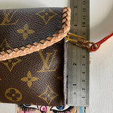 The Junco - Vintage Monogram in Vachetta Crossbody Bag