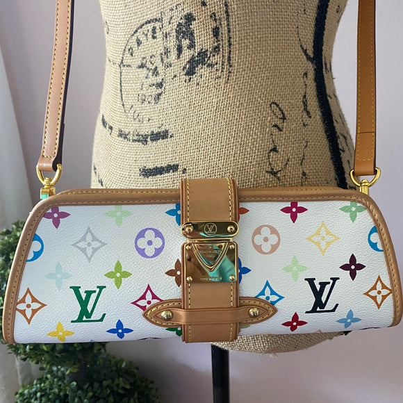 The Junco Crossbody Bag - Vintage Multicolor in White