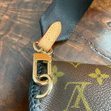 The Dove - Vintage Monogram in Black Sling/Crossbody/Shoulder Bag