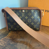 The Osprey - Vintage Monogram in Whiskey Crossbody Bag