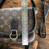 The Swift - Vintage Monogram Black Crossbody