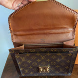 The Kingfisher Crossbody - Vintage Monogram in Whiskey