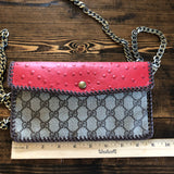 The Crane - Red and Tan GG Vintage Crossbody/Clutch Bag