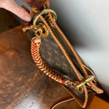 The Swan - Vintage Monogram in Dark Vachetta Crossbody - 2 Straps!