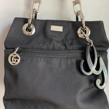 The Grackle - Vintage GG Tote in Black