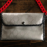 The Wren - Silver GG Vintage Wristlet/Crossbody/Clutch Bag