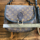 The Swift - Vintage Monogram Black Crossbody (2 straps!)