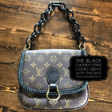 The Swift - Vintage Monogram Black Crossbody