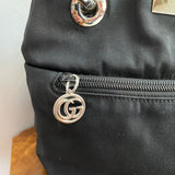 The Grackle - Vintage GG Tote in Black