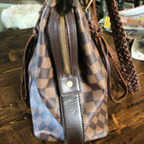 The Heron - Vintage Damier Ebene Shoulder Bag