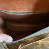 The Swift - Vintage Monogram in Tan Crossbody