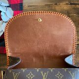 The Swift - Vintage Monogram in Tan Crossbody