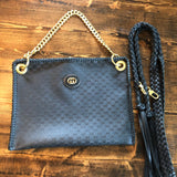 The XL Nuthatch - Black Vintage Micro GG Crossbody