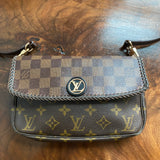 The Junco - Vintage Damier/Monogram Mix Crossbody Bag