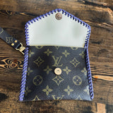 The Cardinal - Purple Vintage Card Holder/Wallet/Keychain