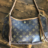 The Peacock - Vintage Monogram Hobo Tote