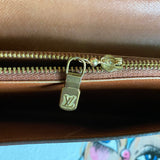 The Junco Wallet Crossbody - Vintage Monogram in Gold