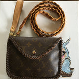 The Falcon - Full Monogram Vintage Wristlet/Crossbody/Clutch