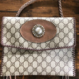 The Robin - Vintage GG Crossbody with Concho Snap