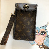 The Hummingbird - Monogram Cell Phone Crossbody/Wristlet Bag