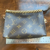 The Junco Wallet/Wristlet - Vintage Monogram in Gold