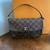 The Junco - Vintage Damier/Monogram Mix Crossbody Bag