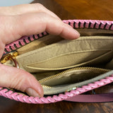 The Cygnet Crossbody - Vintage Monogram in Barbie Pink