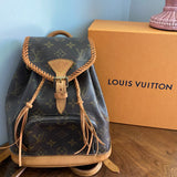 The Loon - Vintage Monogram Mini Backpack in Vachetta